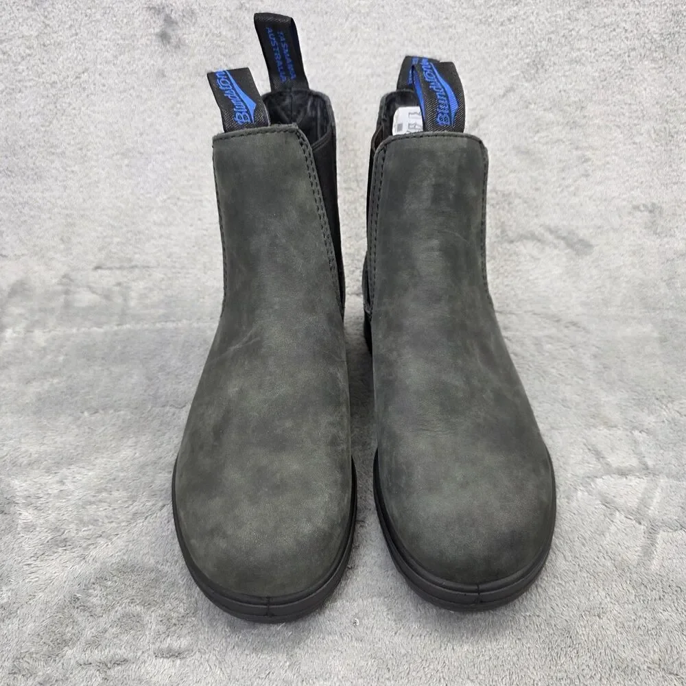 Blundstone Kids Gray Boots Tasmania Australia Suede Size 3 1/2